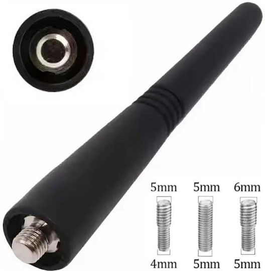 Car Antenna Roof Threaded for Radio in Black Color