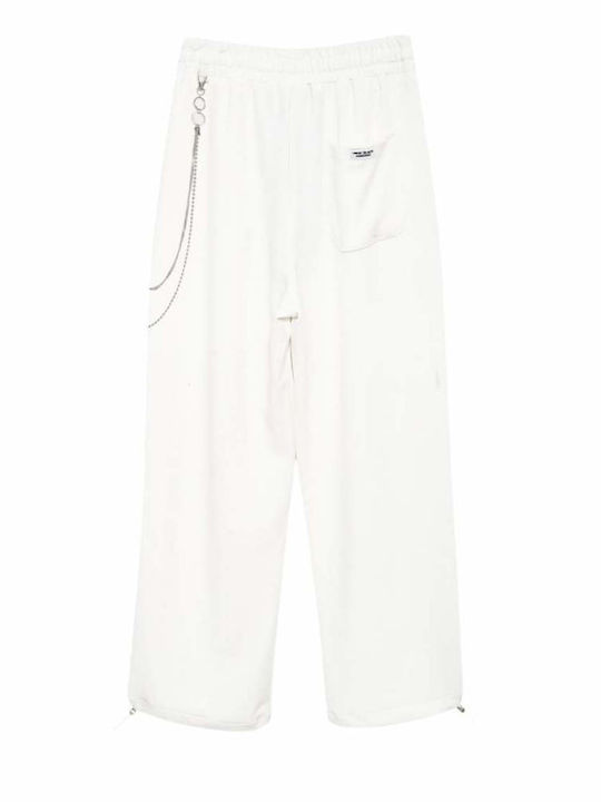 Mod Wave Movement Jogger Pants White