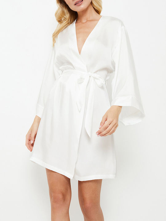 Aruelle Summer Women's Robe White