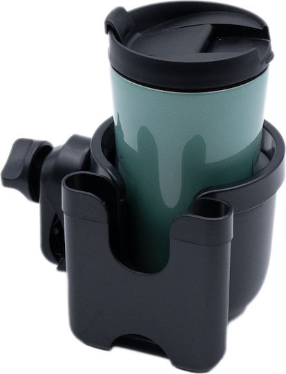 Cup Holder Base Compatible with Stroller Bicycle Motorcycle Scooter General Use Support Base 9.5x9cm Mobile Phone Holder 8.5cm