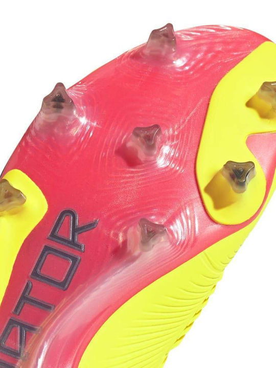 Adidas Predator Elite LL FG Scăzut Pantofi de Fotbal cu clești Team Solar Yellow 2 / Core Black / Solar Red