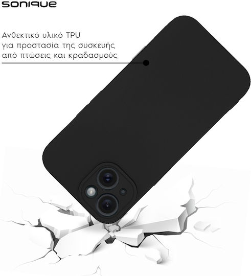 My Colors Sonique Silicone Case for Honor Magic6 Lite 5G Black Sonique Black Honor Magic6 Lite 5G Back Cover