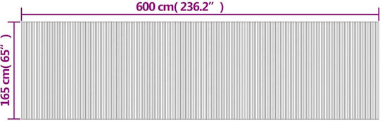 vidaXL Διακοσμητικό Παραβάν από Μπαμπού 165x165cm