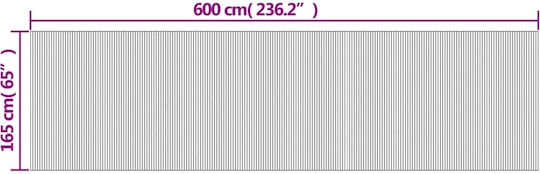 vidaXL Διακοσμητικό Παραβάν από Μπαμπού 165x165cm