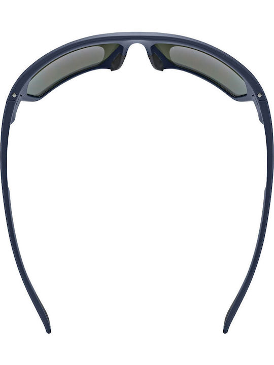 Uvex Women's Sunglasses with Blue Plastic Frame and Multicolour Mirror Lens 5330594416