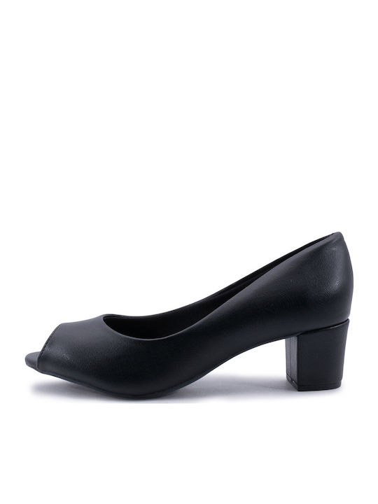 Pumps mit mittelhohem Absatz Schwarz