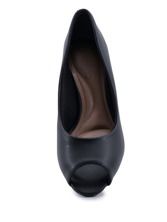 Pumps mit mittelhohem Absatz Schwarz