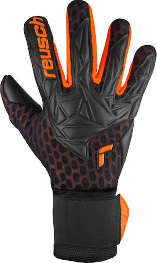 Reusch Attrakt Gold X Airvent Голмански ръкавици за Възрастни Черен