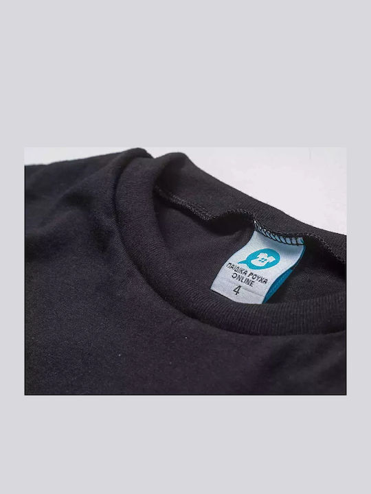 Kinder-T-Shirt Schwarz