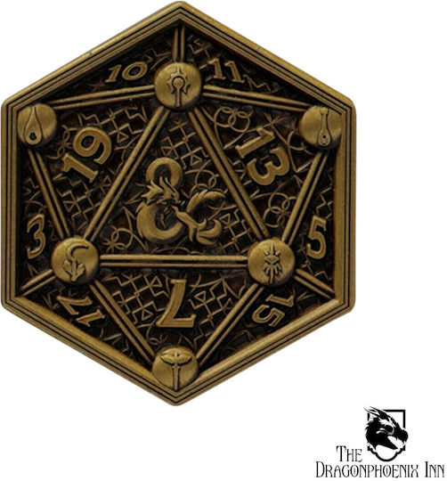 Dungeons & Dragons Class Cards D20 Flip Coin