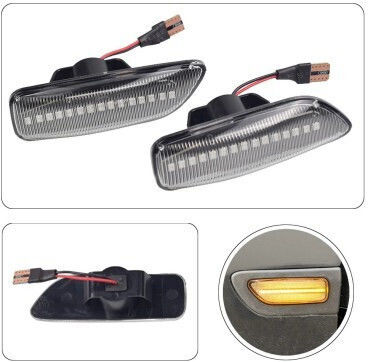 Volvo Flash LED за Volvo XC 90 - ХС 90 / XC 70 - XC 70 / S60 / S80 / V70 2бр