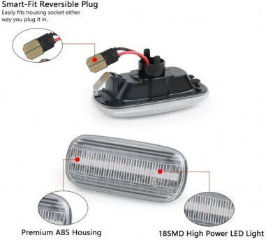 Flash LED за Audi A2 / A3 / A4 / A6 / A8 / TT / S4 / RS4 / S6 / RS6 Citroen C5 2бр