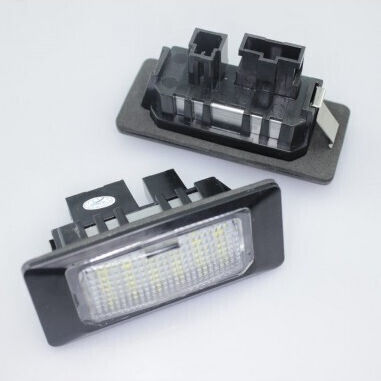 Lumini pentru plăcuțele de înmatriculare Lumini LED pentru Audi Q5 / A4 / S5 / A5 / Magazin online Volkswagen Jetta / Passat / Polo Porsche Panamera 2buc