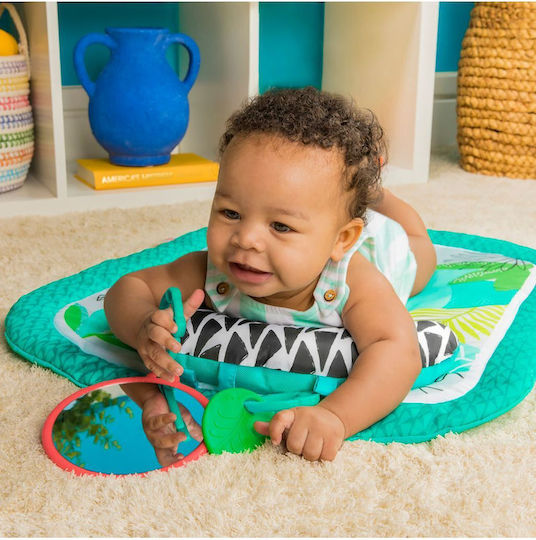 Bright Starts Activity Mat Tropical Gray for 0+ months