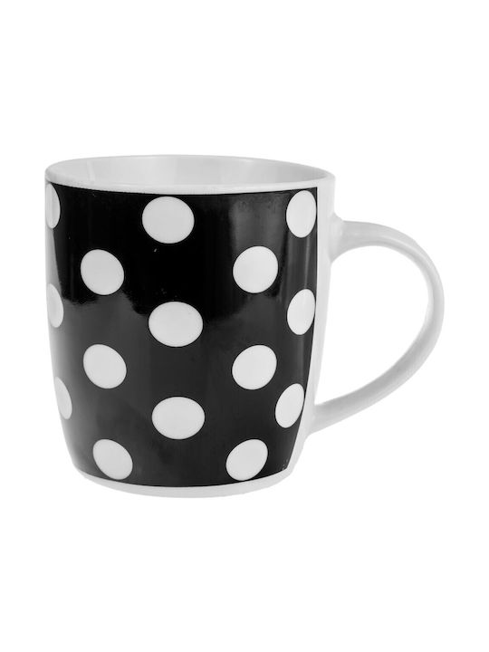 Heart polka dot/ribbon black and white