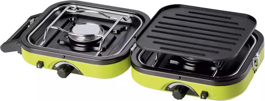 Doppelkompakt + Grill Doppel Campingkocher