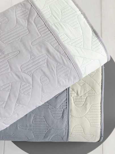 Nima Avana Κουβερλί Μονό Microfiber Light Mint / Gray Lilac 160x240cm