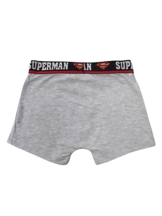 E PLUS M Superman Kinder-Boxershorts Grey