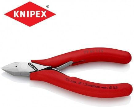 Knipex Πλαγιοκόφτης Πλάγιος Μήκους 115mm