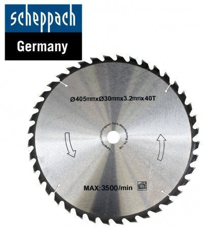 Scheppach Δίσκος Κοπής Ξύλου 405mm