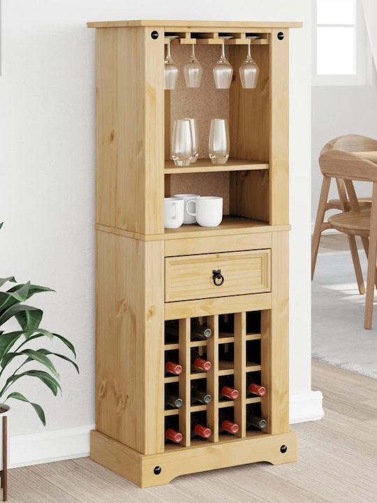 vidaXL Επιδαπέδια Κάβα Ποτών Ξύλινη Καφέ 4005686 vidaXL Επιδαπέδια Κάβα Ποτών Ξύλινη Καφέ 4005686