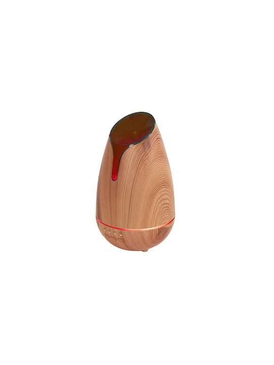 The Home Deco Factory Led Συσκευή Αρωματοθεραπείας Καφέ 120ml VE12004