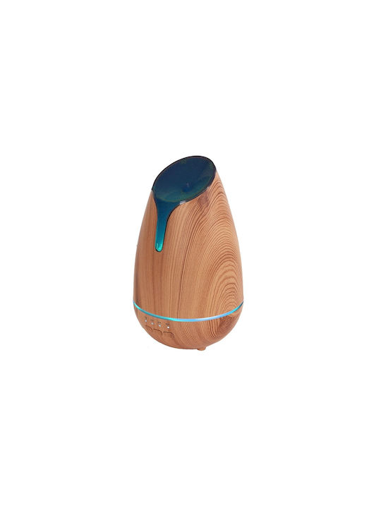 The Home Deco Factory Led Συσκευή Αρωματοθεραπείας Καφέ 120ml VE12004