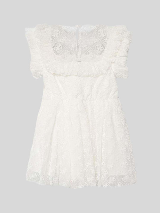 Guess Mädchen Kleid White