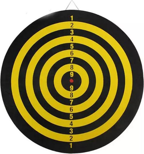 Darts Game Zola Two Faces 6 Arrows Included 24 Cm Yellow Black