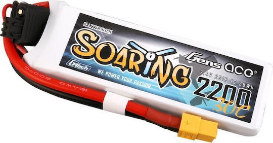 Gens Ace G-tech Soaring 2200mah 11.1v 30c 3s1p Lipo Battery