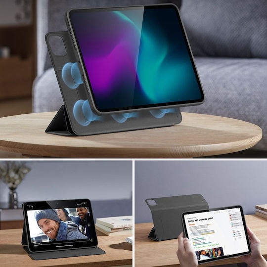 ESR Umschlag Rückseite Robust Schware (iPad Pro 2024 13" German translation: iPad Pro 2024 13")