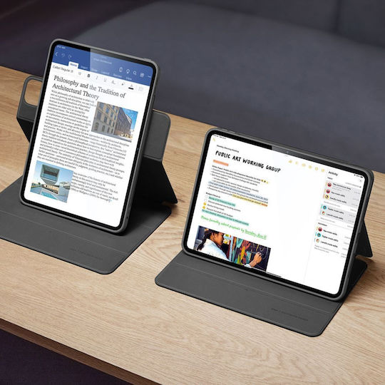 ESR Rebound Hybrid Umschlag Rückseite Robust Schware (iPad Pro 2024 11")