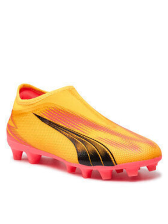 Puma Kids Molded Soccer Shoes Yellow