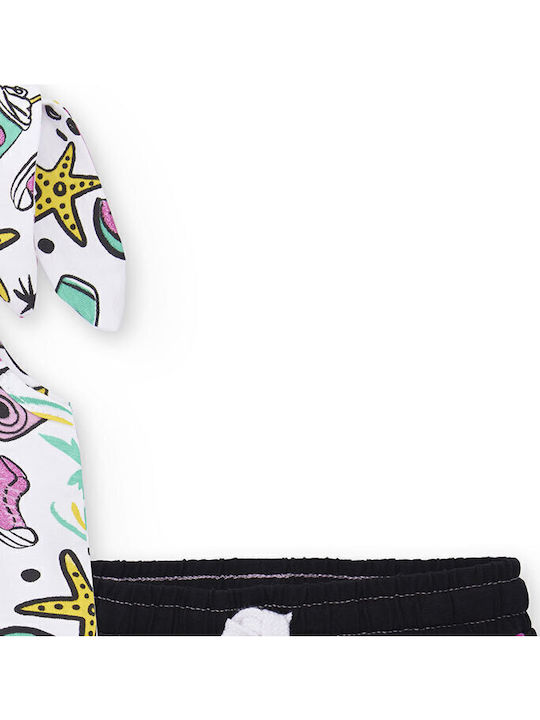 Kids' Set with Shorts Summer 2pcs White