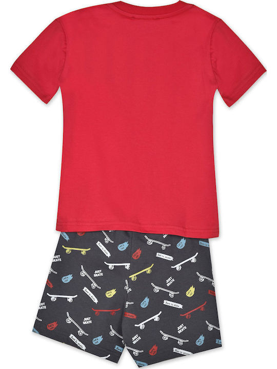 BodyTalk Kids Clothing Set with Shorts Red 2 Pieces