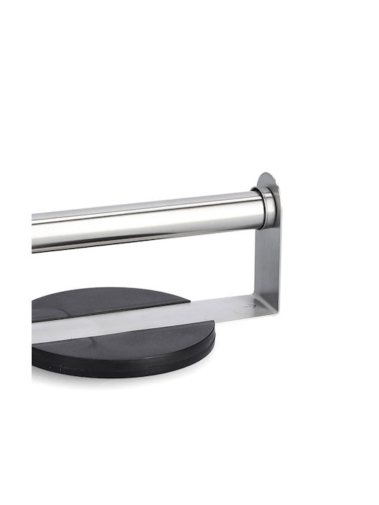Zeller Metallic Paper Towel Holder Silver 17x17x30cm 24857
