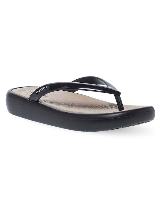 Parex Women's Flip Flops Black