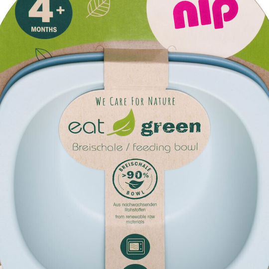 Nip Детска Купа за Хранене 2 Eat от Пластмаса Зелен 2бр