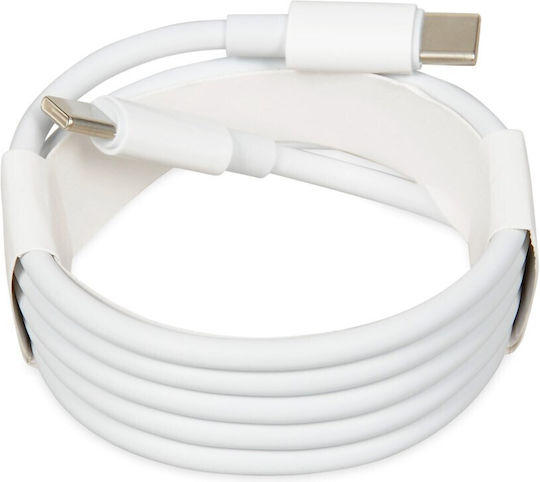 iBox Cablu USB 2.0 USB-C Masculin - USB-C 60W PD Alb 1m IKUTCS1W