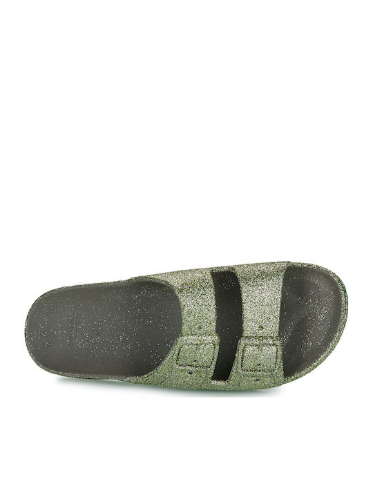 Șlapi În Stil Sandale Kaki