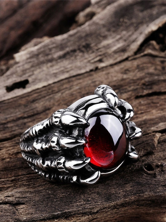 Signet Ring Gothic Stone Dark 394