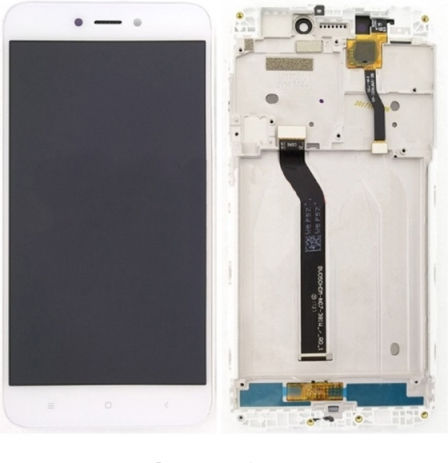 Xiaomi Οθόνη mit Touch-Mechanismus und Rahmen für Xiaomi Redmi 5A (Weiß)