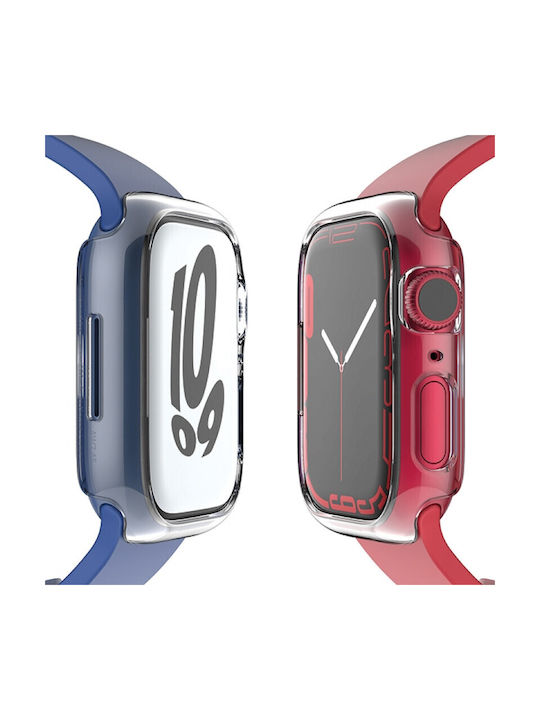 Araree Plastic Case in Transparent color for Apple Watch 45mm