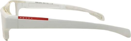Prada Sport Kunststoff Brillenrahmen Weiß PR05AV 4AO1O1