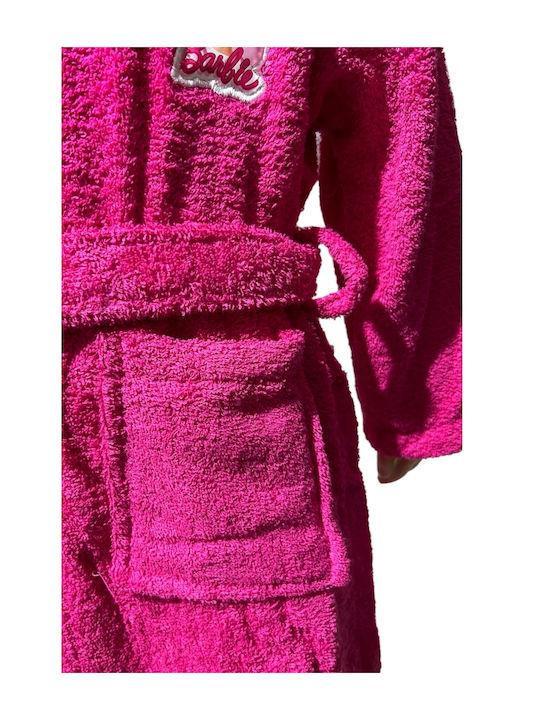Barbie Halat de Baie pentru Copii Red cu Glugă
