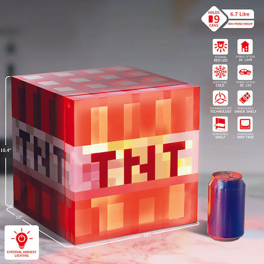 Ukonic Minecraft TNT Block Mini Bar Ξενοδοχείου 6.7lt