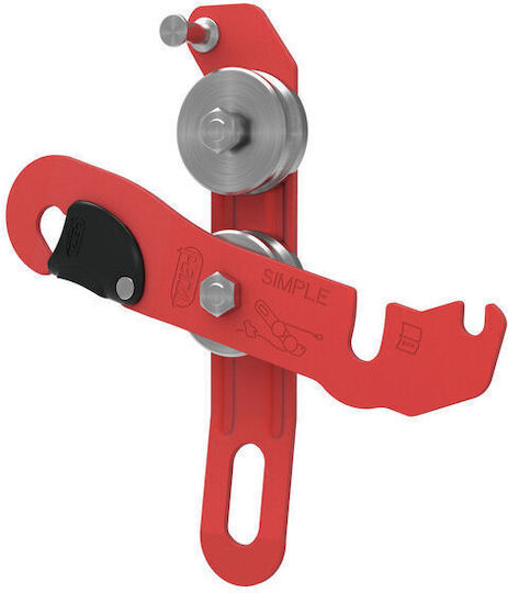 Petzl Simple D004AA00 Καταβατήρας Αναρρίχησης Κόκκινος
