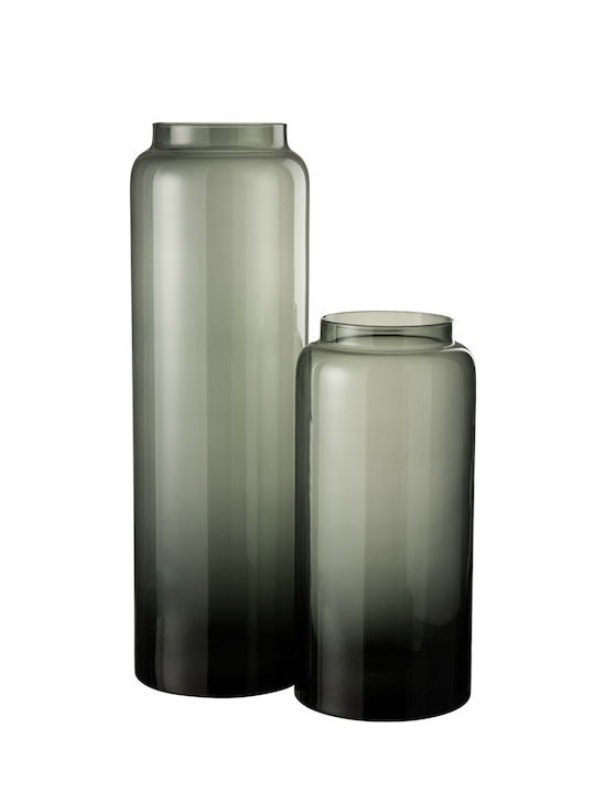 Jolipa Dekorative Glasvase Graues 19x19xH60cm