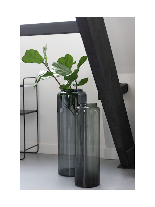 Jolipa Dekorative Glasvase Graues 19x19xH60cm