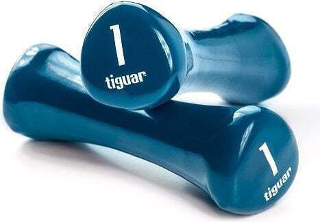 Tiguar Σετ Βαράκια Στρογγυλά Βινυλίου 2 x 1kg